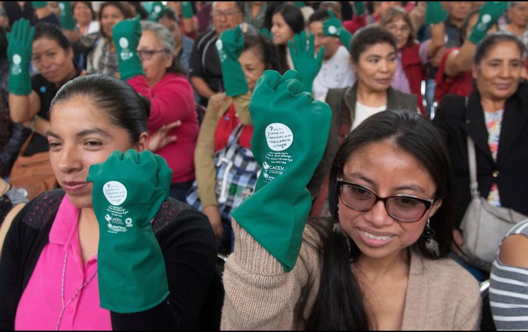 Lucha de años. Por décadas, las trabajadoras del hogar han sido uno de los sectores más vulnerados laboralmente. Esa deuda comienza a cubrirse hoy, según el IMSS. EFE/M. Hartz