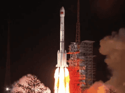 El lanzamiento es la misión número 301 de la serie de cohetes portadores Gran Marcha. TWITTER / @XHNews