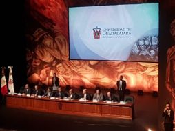 Ricardo Villanueva toma protesta como nuevo Rector de la Universidad de Guadalajara este día. EL INFORMADOR / E. Barrera