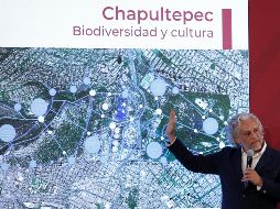 Durante la conferencia, Orozco hizo énfasis en la propuesta ambiental, que incluso consideraría tener un jardín botánico. SUN / A. Monroy