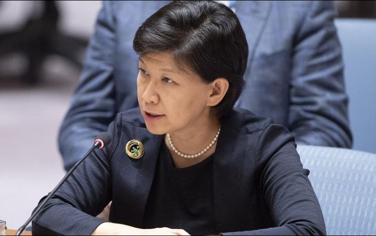 Izumi Nakamitsu explicó los diferentes usos de la energía nuclear y cómo puede repercutir en las naciones. TWITTER / @ONUinfo