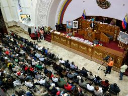 La Asamblea Constituyente de Venezuela sesiona este martes. AP/A. Cubillos
