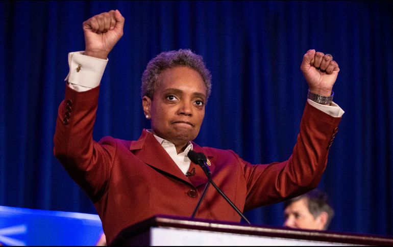 La ex fiscal Lori Lightfoot gana de manera contundente las elecciones locales y será juramentada como la 56 alcalde de Chicago el 20 de mayo. AP / A. Rezin