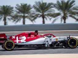 El piloto de 20 años dio 70 vueltas y consiguió el sexto mejor tiempo del día. EFE / V. Xhemaj