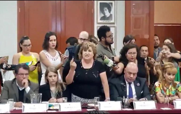 Activistas y familiares de personas desaparecidas se retiraron del foro convocado por el Congreso del Estado para retomar la revisión de la Ley estatal sobre Desaparición Forzada de Personas. EL INFORMADOR/ R. Rivas