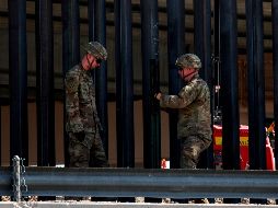 Las personas detenidas fueron llevadas en autobuses para ser sometidas a un proceso de deportación. AFP/H. Martínez