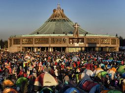 La Basílica de Guadalupe recibe cada año a 18 millones de personas. AFP/ARCHIVO