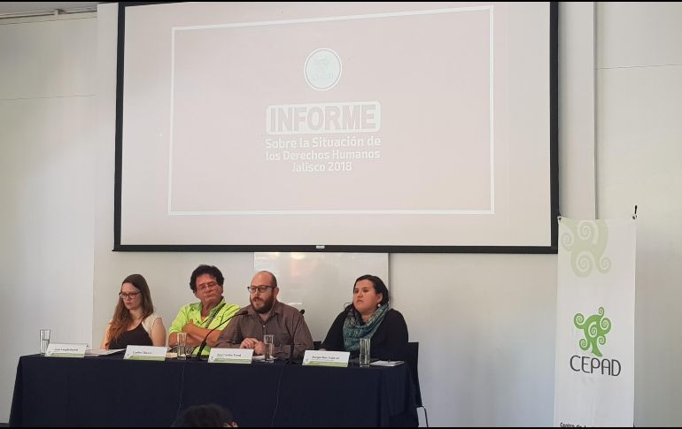 El CEPAD presentó el Informe sobre la Situación de Derechos Humanos en Jalisco 2018. EL INFORMADOR / P. López