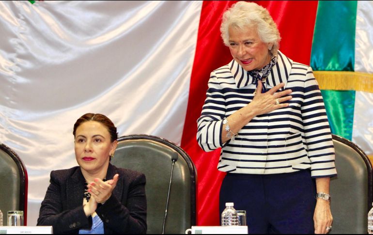 Sánchez Cordero aceptó que estuvo mal el dato de que provenía una 