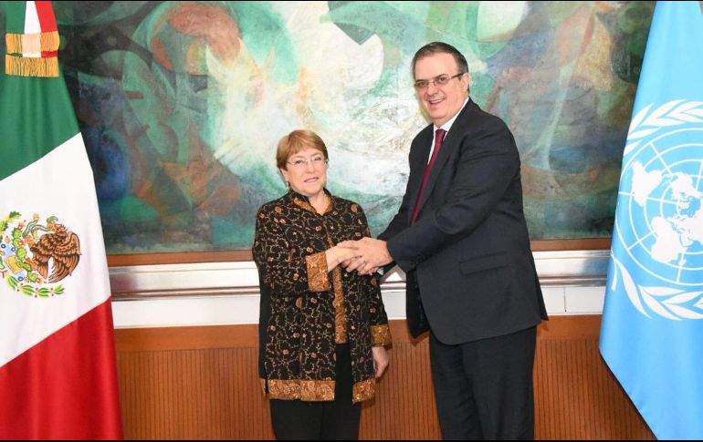 Conversaron sobre los derechos humanos en México y su correcta defensa. TWITTER / @SRE_mx