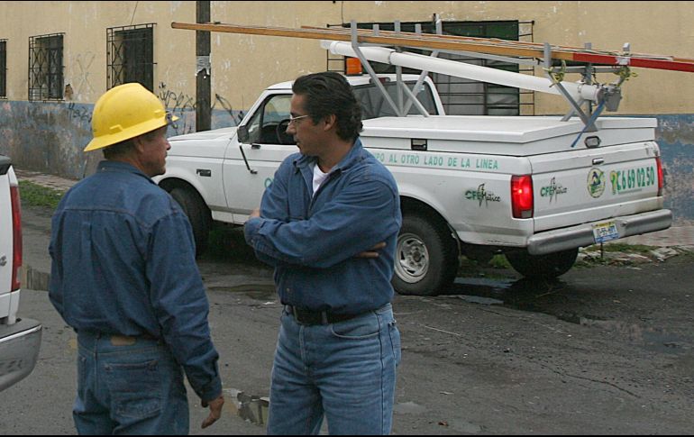 La CFE confirmó la falla eléctrica, y afirma que su personal ya trabaja en ello. EL INFORMADOR/ARCHIVO