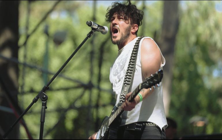 Juana la Rodillona. Se entregó con gran fuerza y dinamismo en el escenario “Electrolit”.  EL INFORMADOR / G. Gallo