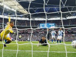 Gabriel Jesús dio la victoria al equipo de Pep Guardiola. AP