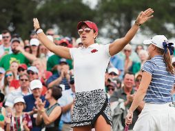 La hidalguense María Fassi terminó en la segunda posición en el Augusta National. AFP / K. Cox