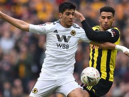 Jiménez llega a 16 goles en todas las competiciones con los Wolves. AFP/G. Kirk