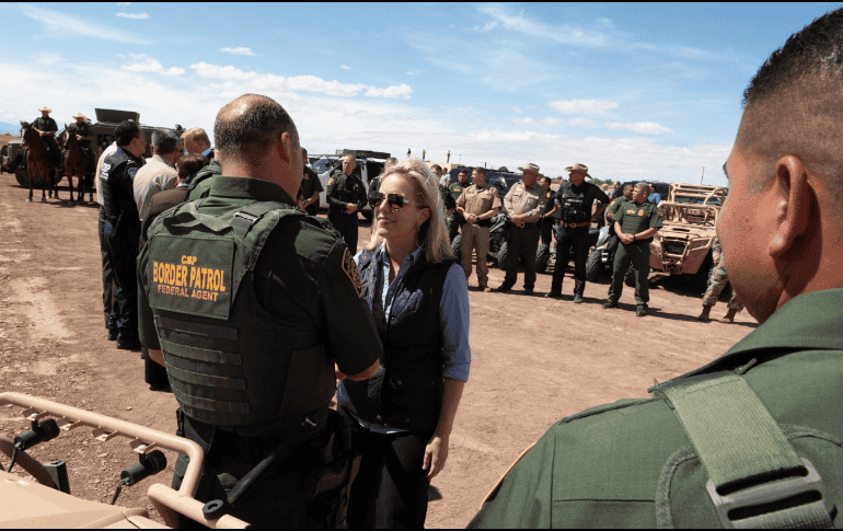 Trump agradeció a Nielsen por su servicio. TWITTER / @SecNielsen