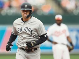 Gary Sánchez tuvo una actuación de ensueño al conectar tres jonrones. AFP / R. Carr