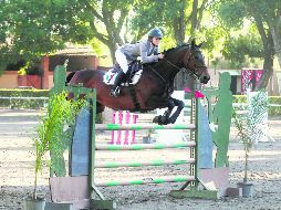 Ganon triunfó en la prueba libre a 1.30 metros a lomos de “Tila”. EL INFORMADOR / A. Camacho