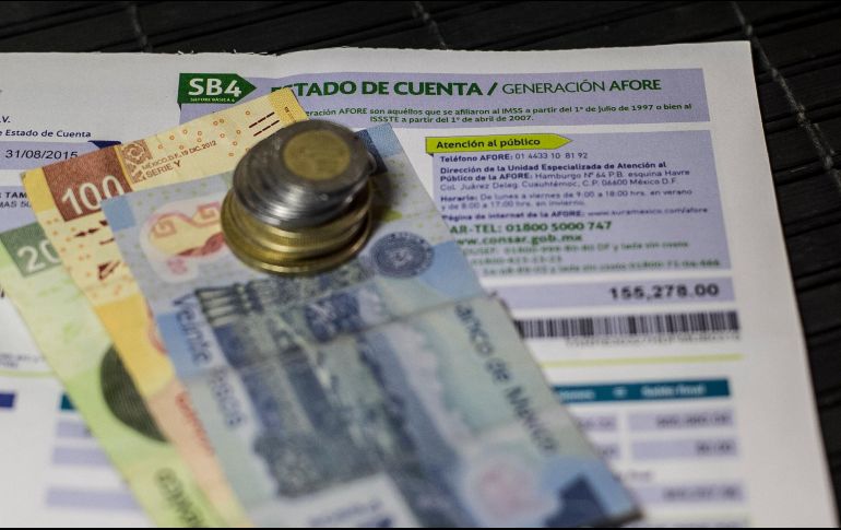  El aumento de los activos netos en el primer trimestre de 2019 se sustentó en un mayor valor de los activos netos administrados por las Afore. EL INFORMADOR/ ARCHIVO