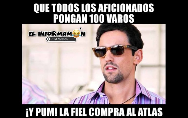 Atlas está en venta y los memes están a todo lo que da