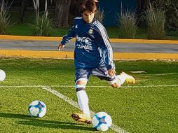 El juvenil mexicano ya jugó con la Selección de Argentina en las categorías Sub-15 y Sub-17. @LukaRomero10