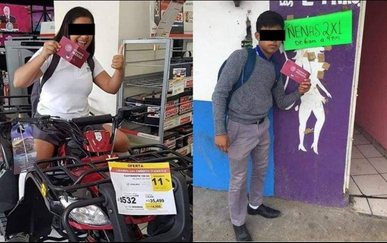 Algunos internautas critican el mal uso que se le podría dar al apoyo económico destinado a evitar la deserción escolar. TWITTER