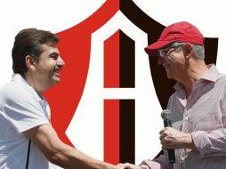 Ricardo Salinas Pliego (derecha) está dispuesto a vender a los Zorros  si uno de los tres interesados se acerca a los dos mil millones de pesos que cree valen. IMAGO7