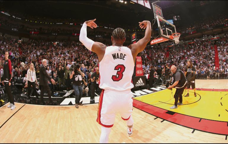 La leyenda juega su último partido en casa como elemento del Heat. AFP / I. Baldizon