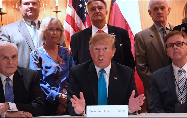 Donald Trump rompió con décadas de tradición al no hacer públicas sus declaraciones de forma voluntaria. AFP/J. Watson