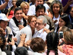 López Obrador, a su llegada al lugar donde se conmemora el centenario luctuoso de Zapata. NTX / J. Lira