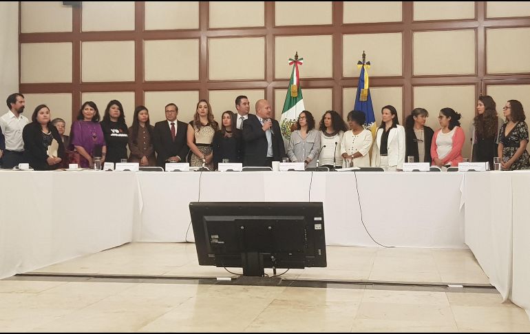 El gobernador Enrique Alfaro, detalló que, en el tema de violencia contra las mujeres, el Gobierno del Estado “está avanzando paso a paso”. EL INFORMADOR / Y. Mora