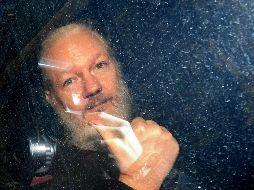 Julian Assange a su llegada al tribunal de Westminster en Londres. AP/PA/V. Jones