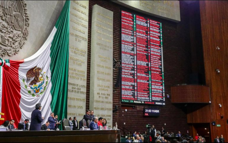 La votación en lo general fue de 417 a favor; 29 abstenciones y un voto en contra. SUN/D. Sánchez