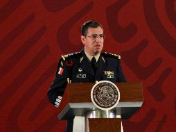 La víspera, el Mandatario federal dio a conocer la designación del general de brigada Diplomado de Estado Mayor, en proceso de retiro, Luis Rodríguez Bucio, como comandante de la Guardia Nacional. NTX / J. Lira
