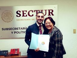 Levy Dabbah expresó su ''profundo agradecimiento y permanente lealtad'' al Presidente López Obrador y al titular de la Sectur, Miguel Torruco Marqués, a quienes deseó éxito. TWITTER / @SimonLevyMx