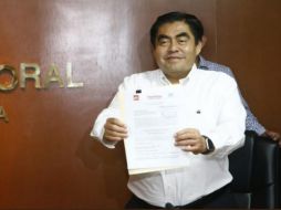 Barbosa aseguró que se siente honrado de ser candidato de la coalición Juntos Haremos Historia. ESPECIAL