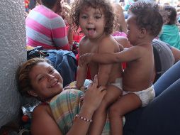 Las personas, la mayoría de Honduras, siguen su camino hacia Veracruz con el objetivo de llevar a Estados Unidos. NTX / A. Espinoza