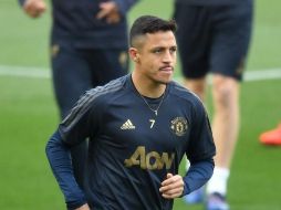 El ténico Ole Gunnar Solskjaer espera que Alexis Sánchez esté feliz con su rendimiento ante el Barcelona. TWITTER / @ManUtd_Es