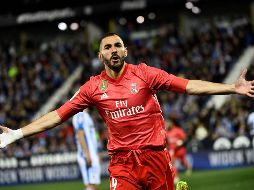 El lunes, el equipo merengue empató 1-1 con el Leganés; el autor del gol fue Karim Benzema, máximo anotador del cuadro con 18 tantos. AFP / P. P. Marcou