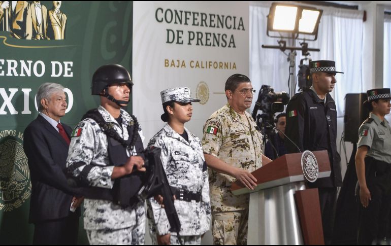 López Obrador aseguró que si fuese cierto que la GN sería financiada por las autoridades locales, los gobernadores ya estarían protestando. NTX / ARCHIVO