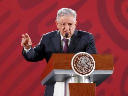 El Presidente López Obrador dice para enfrentar el grave problema de inseguridad tiene el respaldo del Ejército y la Marina, y próximamente de la Guardia Nacional. EFE / J. Méndez