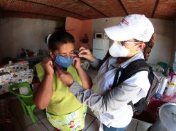 Autoridades estatales informan que los cubrebocas se repartieron a través de brigadas o en los centros de salud. ESPECIAL/Gobierno de Jalisco