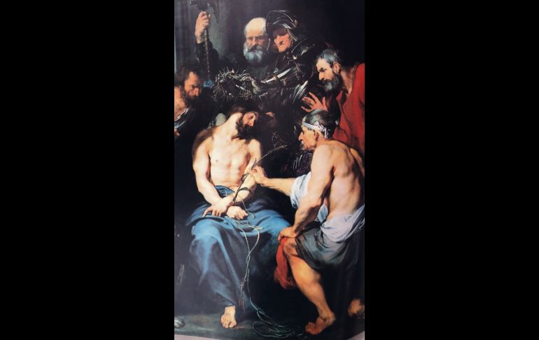 La Coronación de espinas de Anton Van Dick pintado en 1620, lo poseyó Rubens, después Felipe IV y en 1839 pasó al Museo del Prado en Madrid.