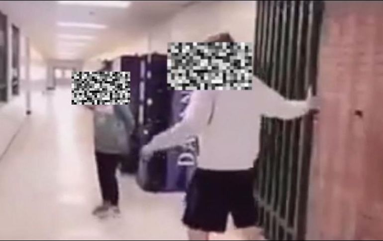 Toma del video en que los estudiantes insultan a mexicanos. ESPECIAL/The Covington News