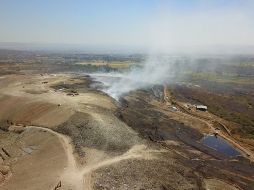 En el vertedero aún trabajan este jueves 134 elementos. ESPECIAL/Protección Civil Jalisco