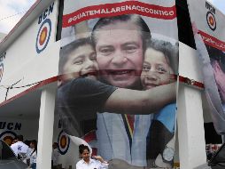 Estrada, de 58 años es candidato del partido Unión del Cambio Nacional. AFP/J. Ordonez