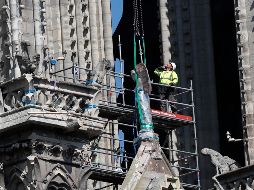 La catedral de Notre Dame de París se incendió parcialmente el pasado 15 de abril. AP / T. Camus