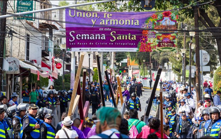 A la edición 176 de la representación de la Pasión de Cristo. NTX / J. Pazos