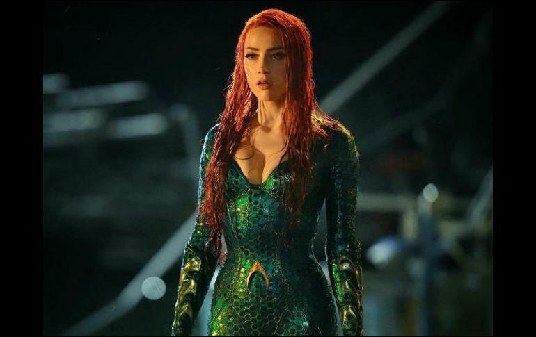 Amber Heard apareció como Mera por primera vez en 