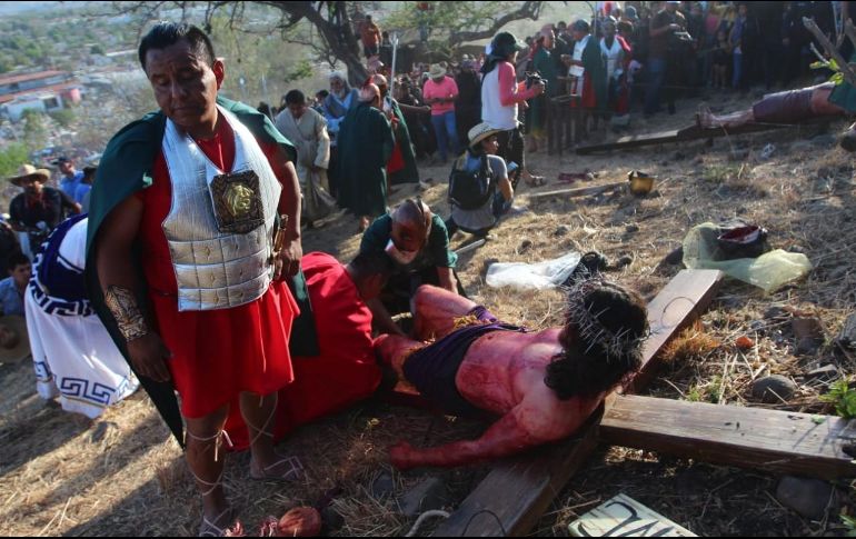 Detallan que los cerca de 200 actores que participan en la Judea se preparan con tres meses de anticipación. EL INFORMADOR/E. Barrera